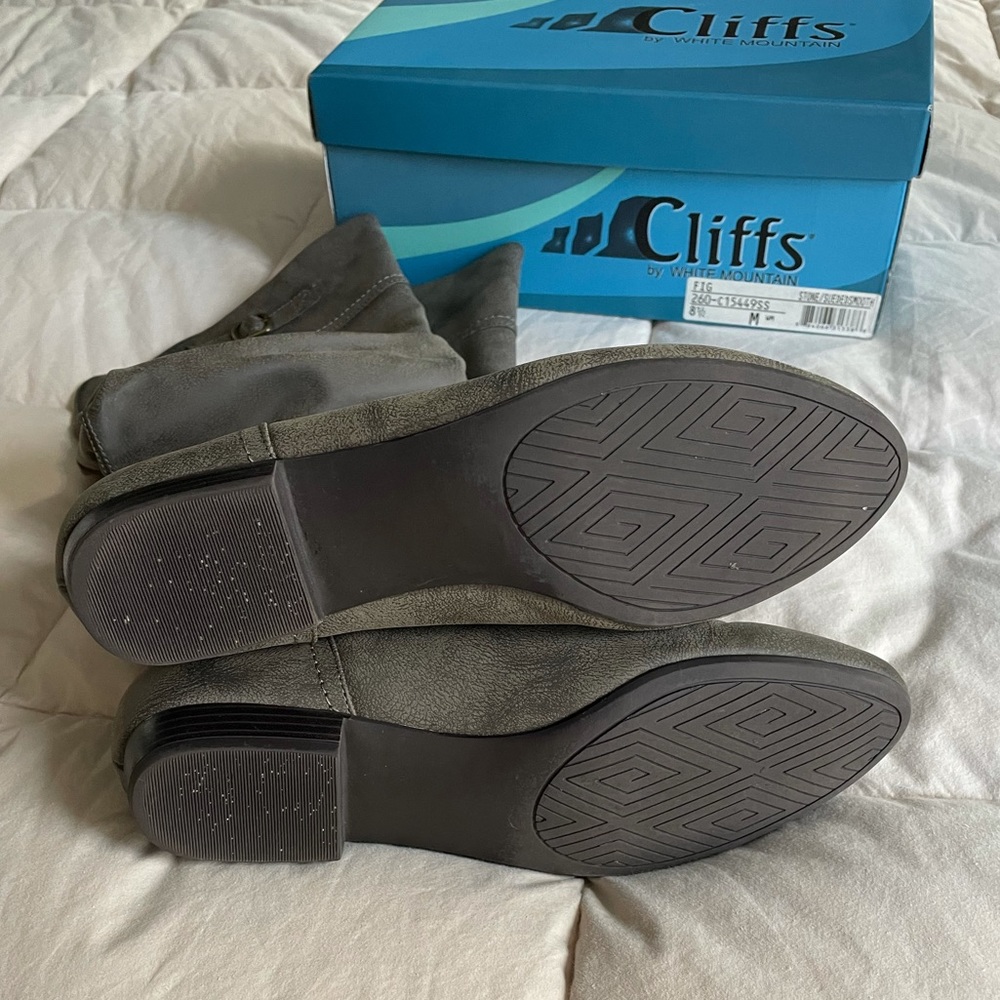 White Mountain Gray Boots - Picture 2 of 4